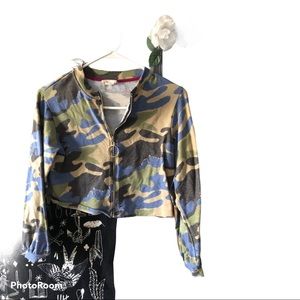 Camo Cropped Jacket